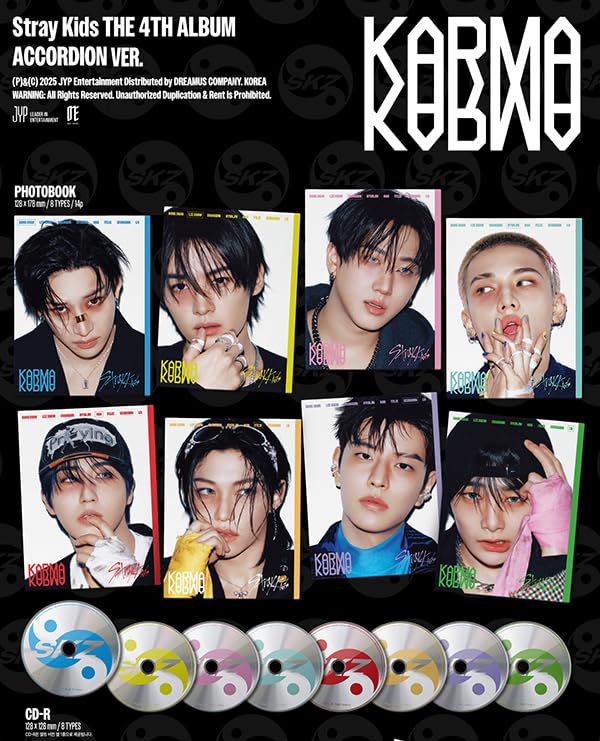 Amazon.com: Stray Kids KARMA 4th Album ACCORDION [Hyunjin Ver